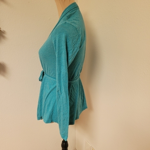 The North Face Turquoise Cardigan - Picture 3 of 4
